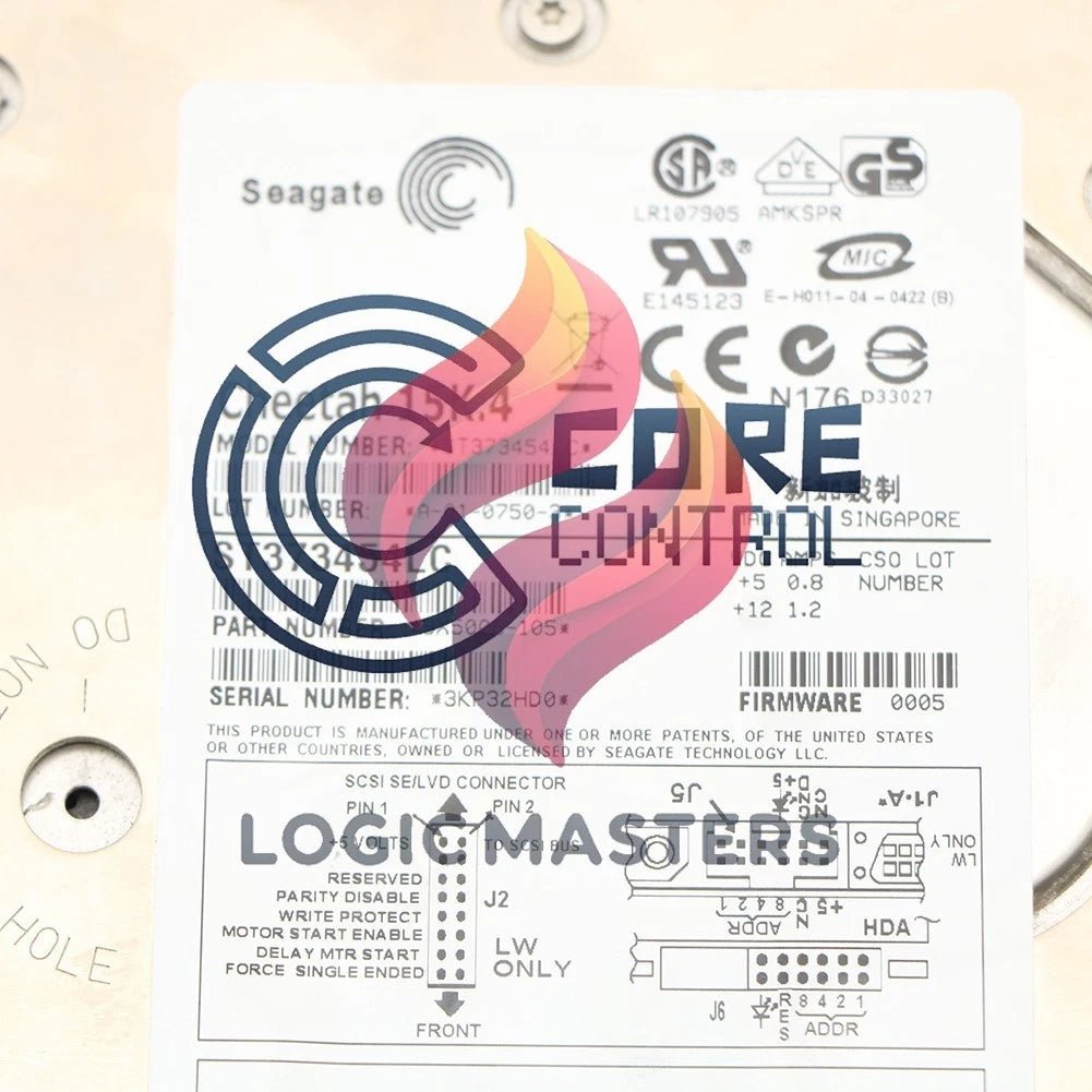 1Pcs SEAGATE ST373454LC Hard Drive 73GB 15K 80-Pin SCSI