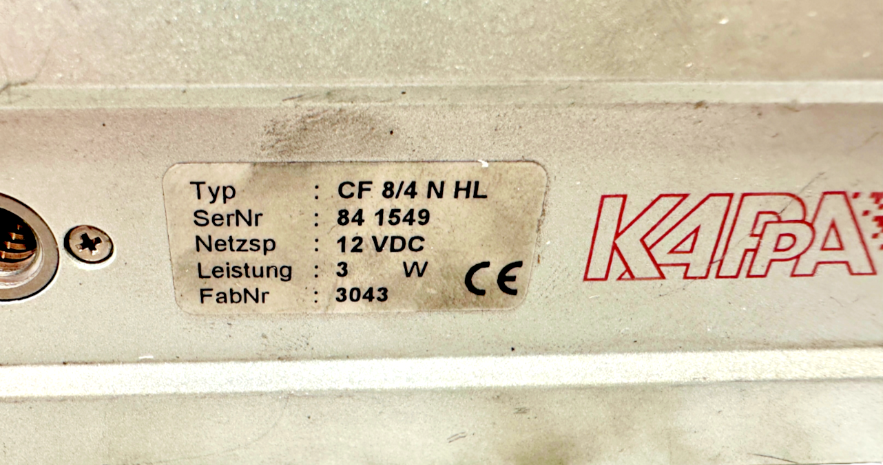 used Kappa CF N HL Camera - KAPPA