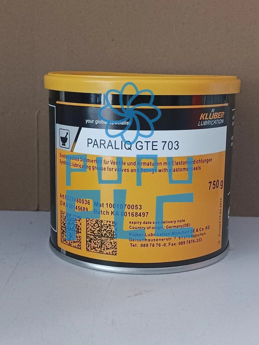 1Pcs KLUBER Lubrication PARALIQ GTE 703 Grease 750g (26.5 OZ) Free shipping
