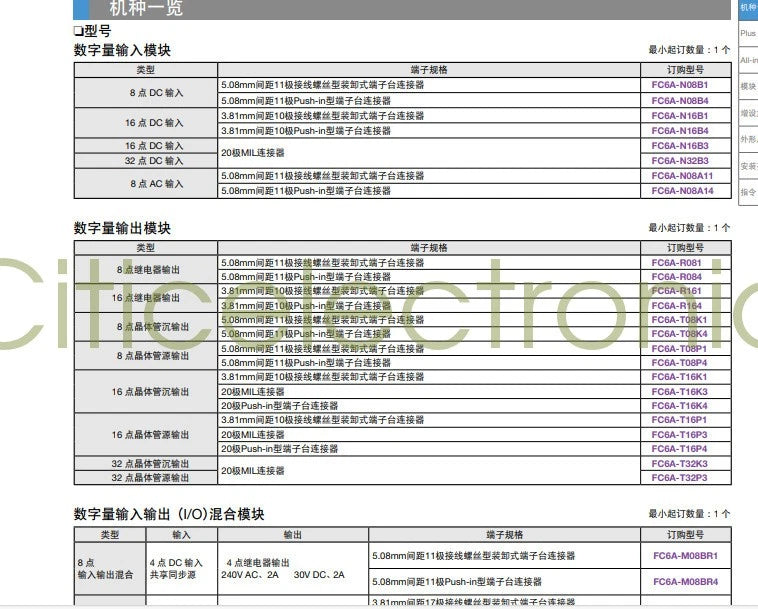 1PC FC6A-C24R1AE IDEC Programmable Controller Fast delivery