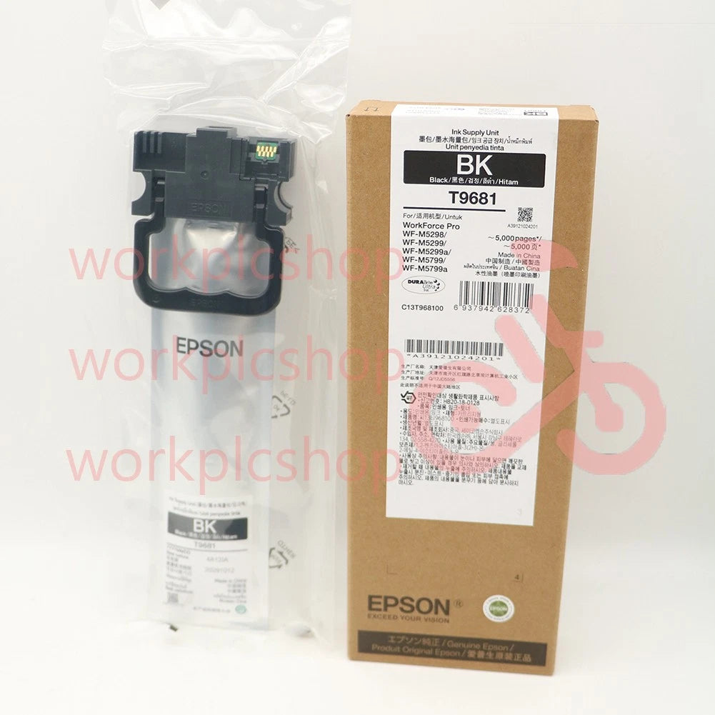 1PCS T9681 Black Ink Cartridge For Epson WF-M5799a M5799 WF-M5299a M5299