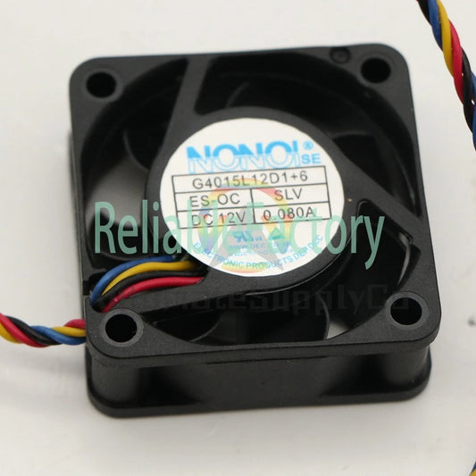 NONOISE G4015L12D1+6 DC12V 0.080A 40*15MM 4-Wire Audio Equipment Fan #