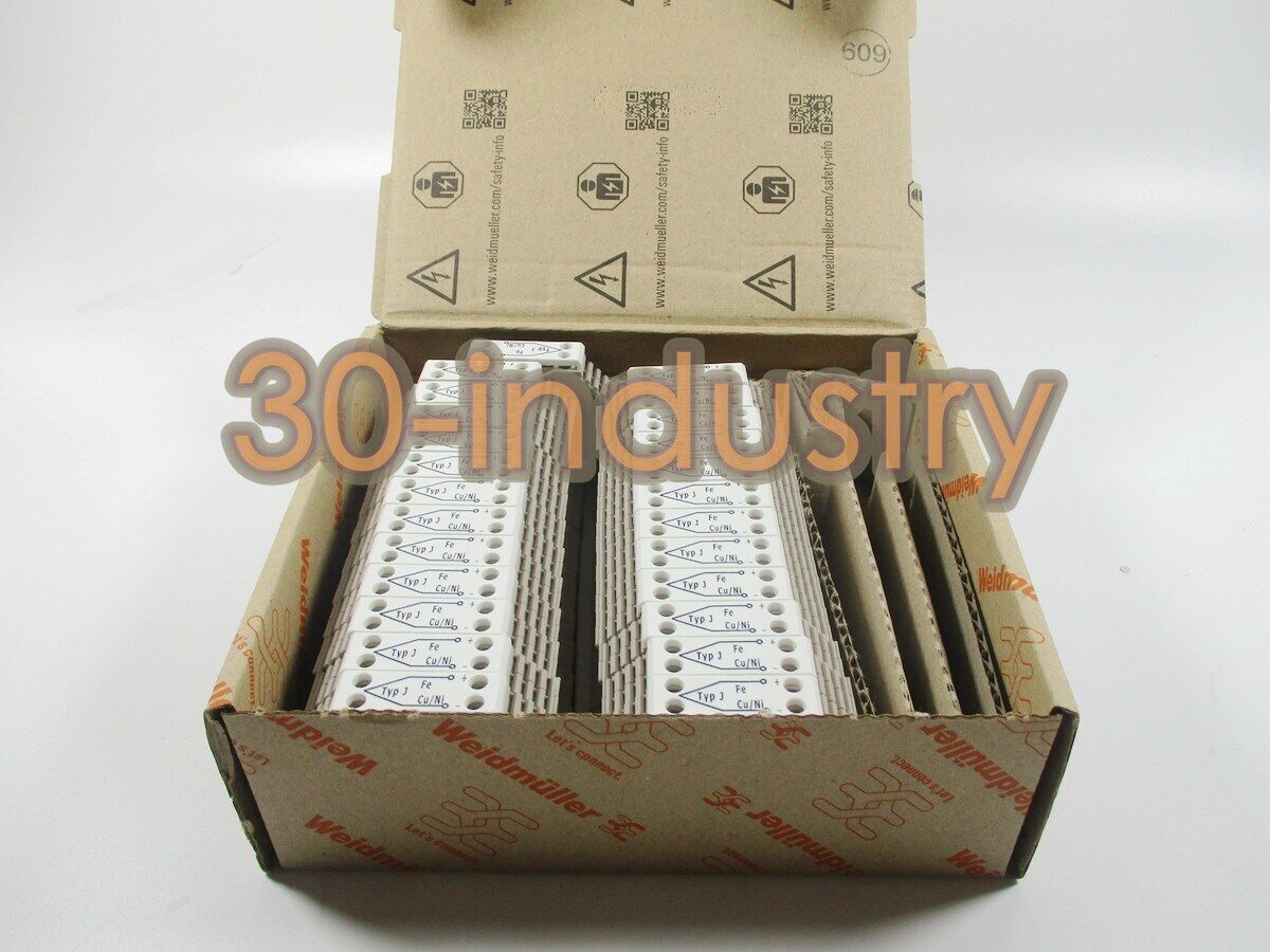 50pcs Weidmuller WDU2.5/TC TYP J Thermocouple Terminal Pack - WEIDMULLER