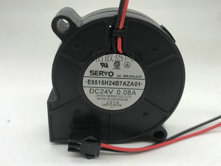 SERVO 5015 E0515H24B7AZA01 24V 0.08A 5CM Turbo Cooling Fan