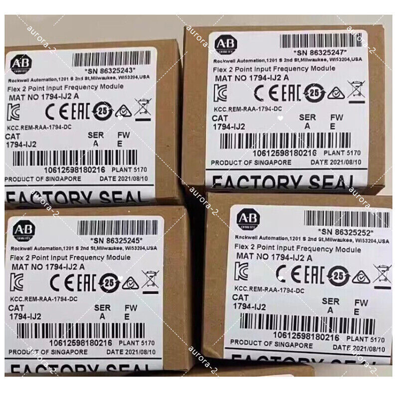 Factory Sealed AB 1794-IJ2 Series A Flex 2 Point Input Frequency Module - INFINERA