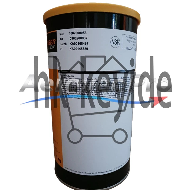 KLUBER Lubrication PARALIQ GA 351 Grease 1Kg ( 35.3 OZ) GA351 SAFE RELIABLE