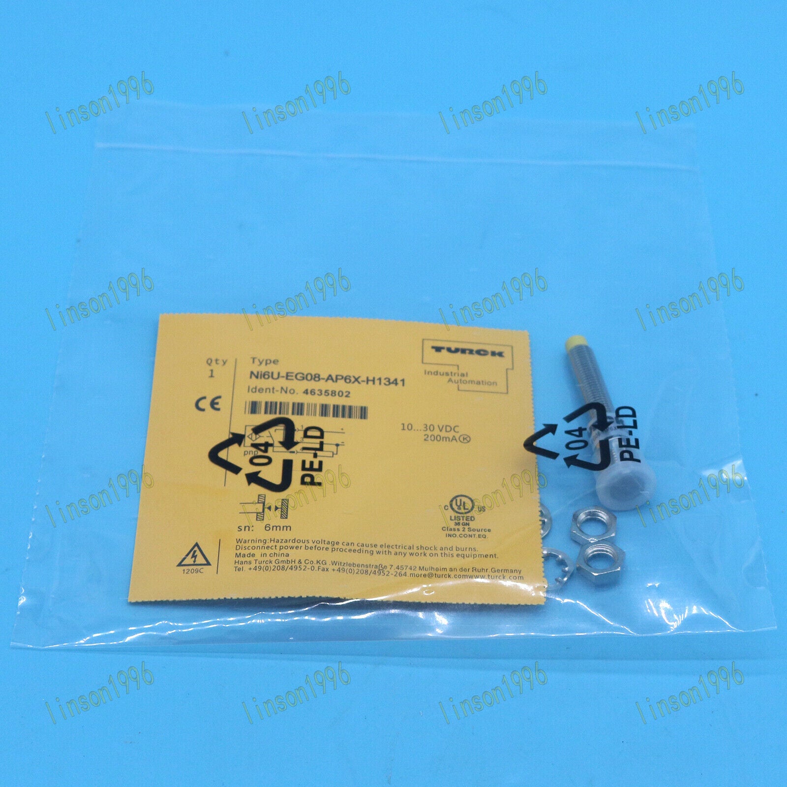 Turck Proximity Switch NI6U-EG08-AP6X-H1341 Fast Delivery - TURCK
