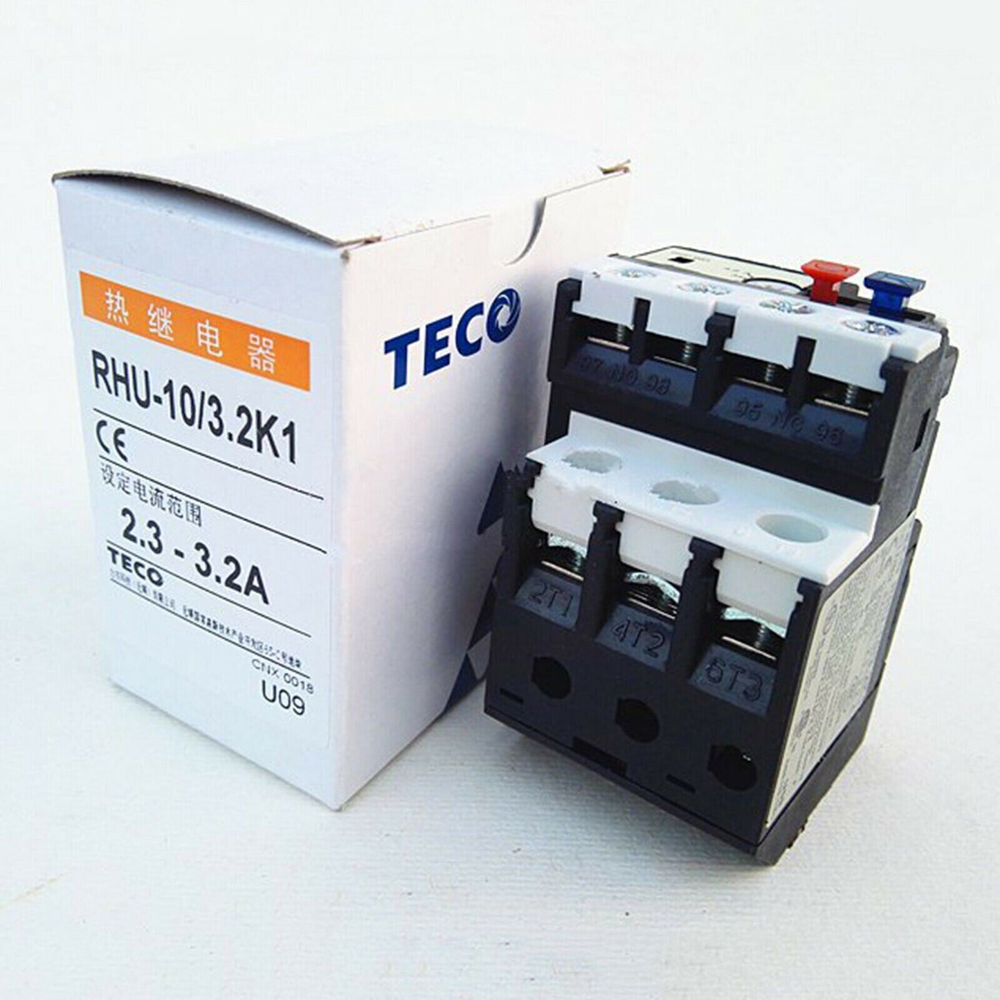 RHU-10/3.2K1 TECO THERMAL OVERLOAD RELAYS - TECO