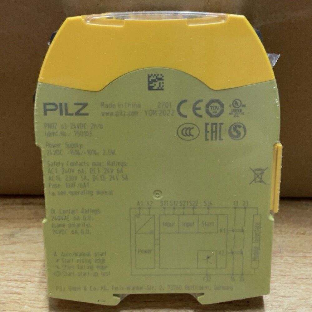 New PILZ 750103 PNOZ Safety Relay 24VDC - PILZ