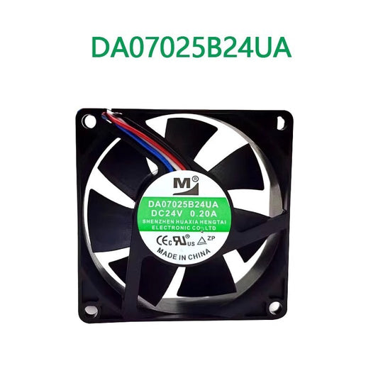 M DA07025B24UA DC24V 0.20A 70*70*25MM 4-Wire Cooling Fan