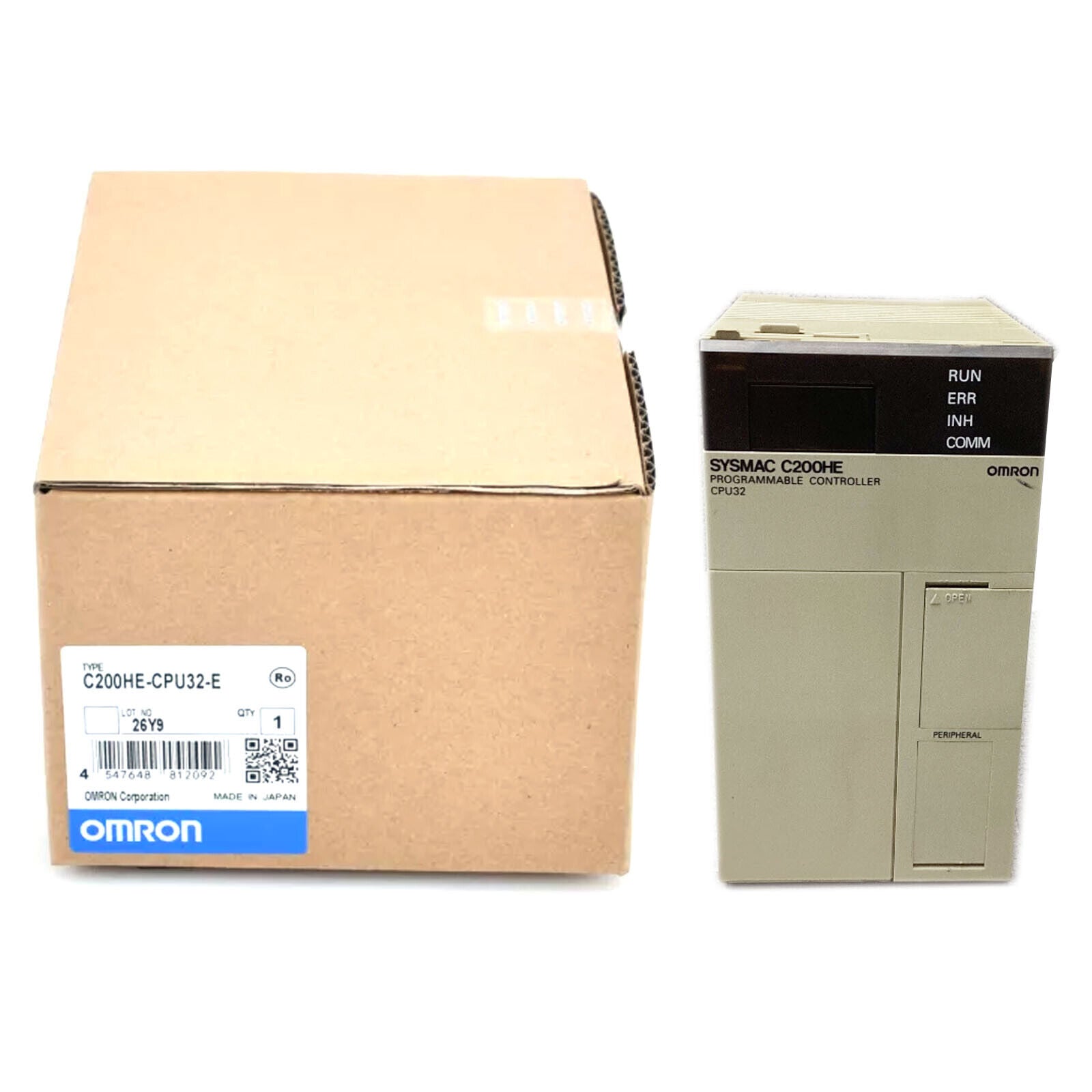 OMRON C200HE CPU CONTROLLER 7.2K 880POS PLC MODULE - OMRON