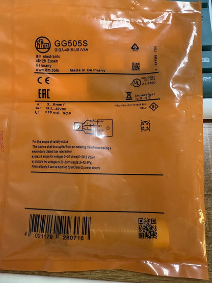 1Pc  Ifm GG505S wa