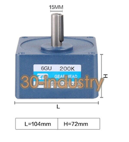 1PCS FOR ZD 6GU 3K 3.6K 5K 7.5K 10K 12.5K 15K 18K 20K 25K 30K Gear Reducer Motor - ZD