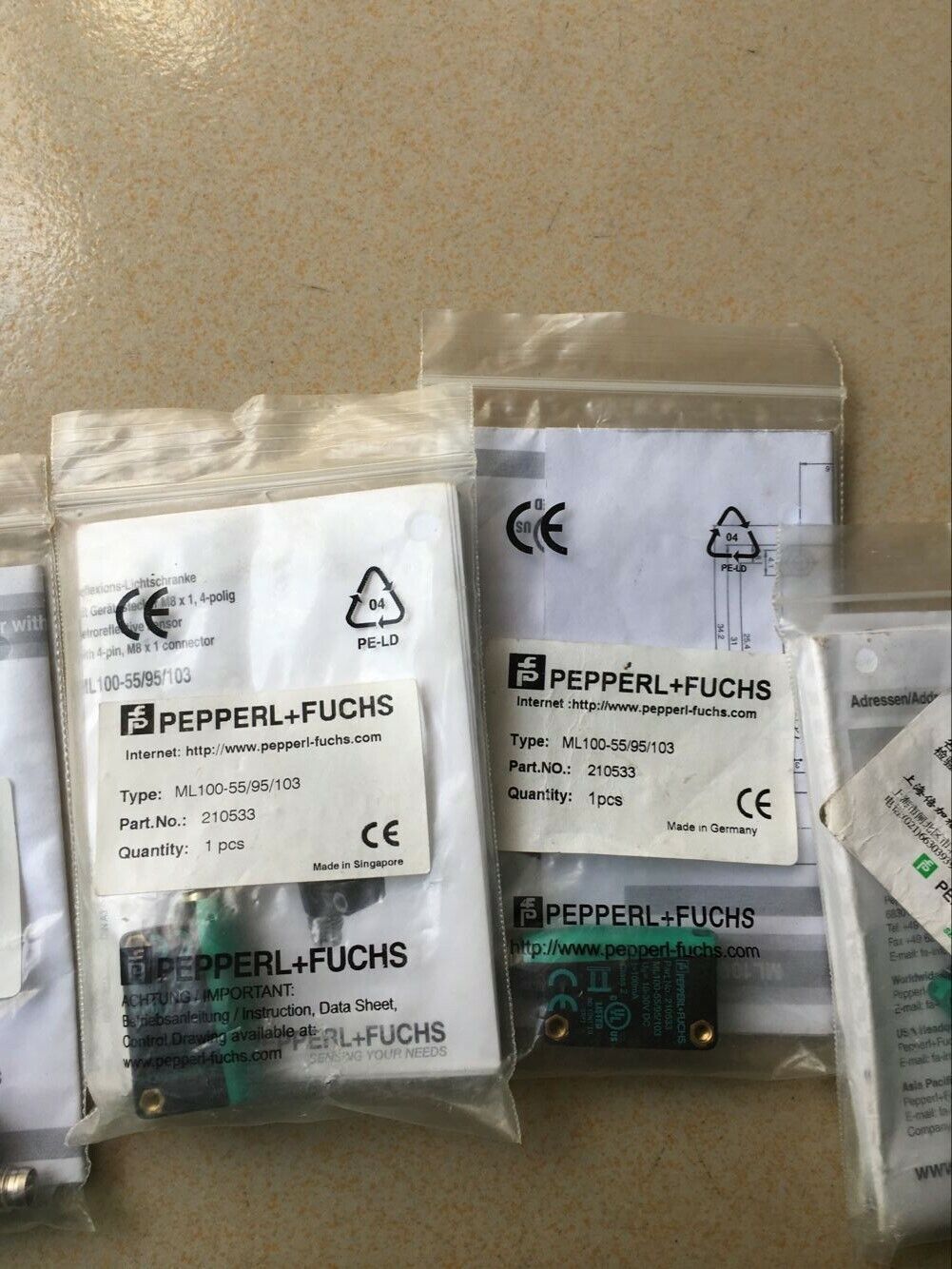 ML100-55/95/103 Pepperl+Fuchs Sensor Photoelectric Switch - PEPPERL+FUCHS
