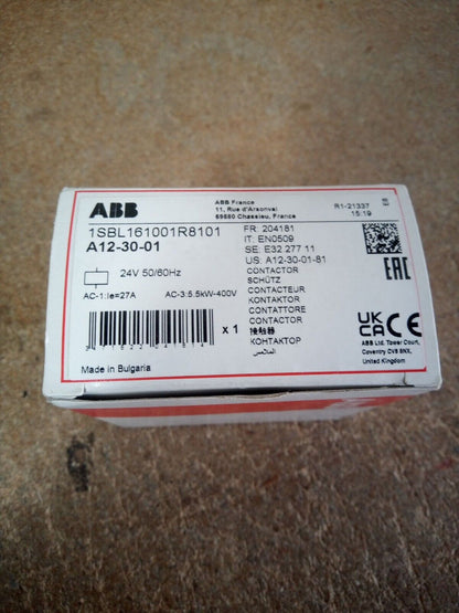ABB A12-30-01 120V Contactor - ABB
