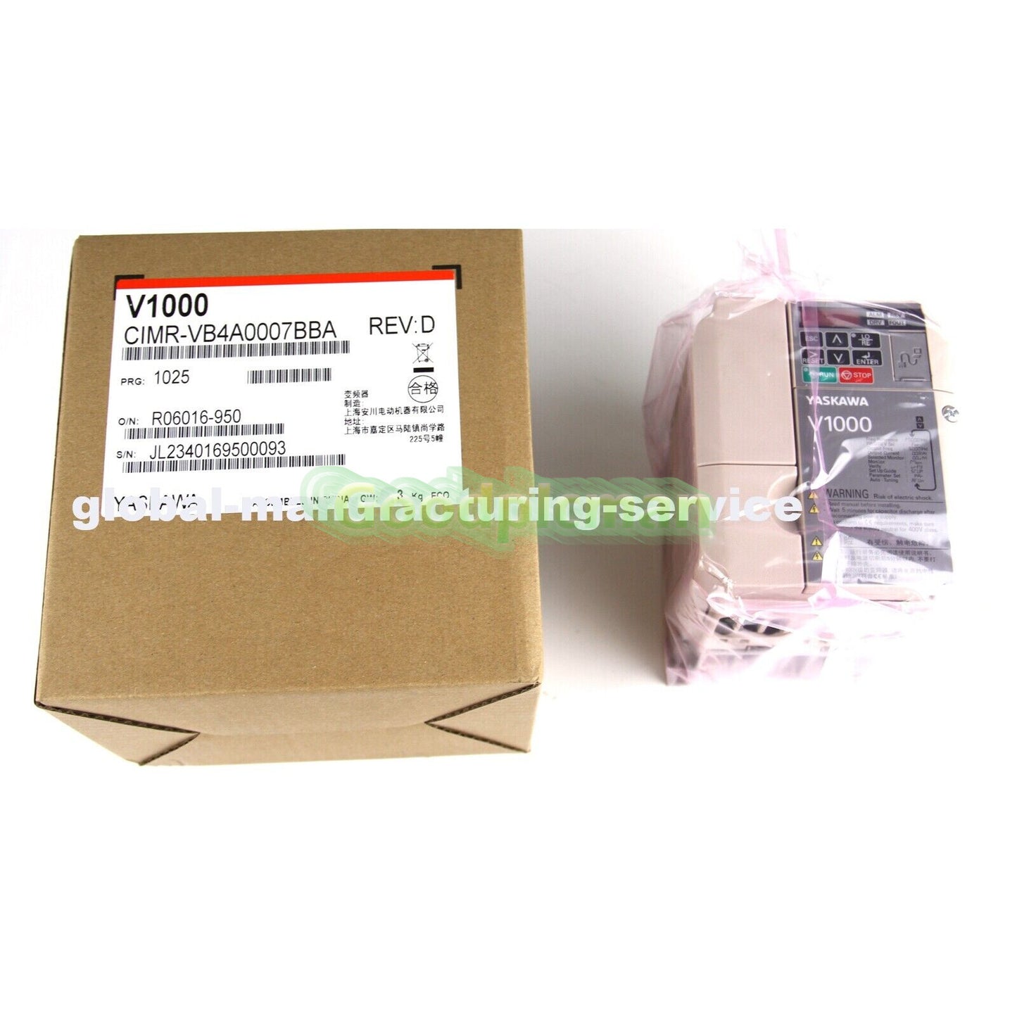 YASKAWA V1000 CIMR-VB4A0007BBA Inverter 1Pcs/