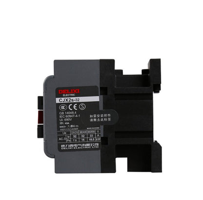 Delixi CJX2s-32 Series 32A, AC Contactor (1NO+1NC,1NO,1NC)   #DEL