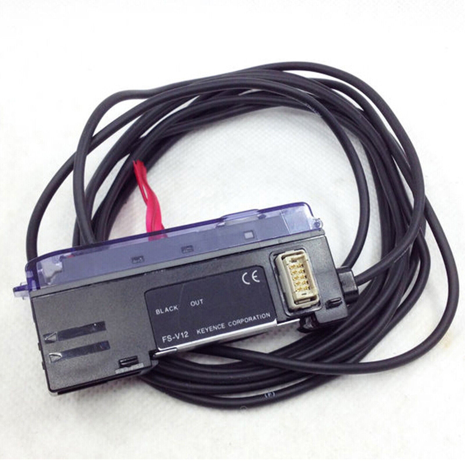 Keyence FS-V12 Fiber Optic Sensor: Tested Good - ONE KEYENCE