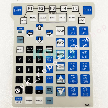 AWE2 for FANUC A05B-2518-C304 pendant keypad overlay Menbrane Button film