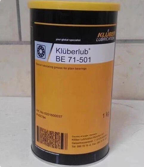 KLUBER Lubrication Kluberlub BE 71-501 1kg (35.3 oz) free shipping.
