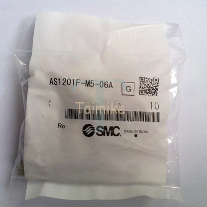 10Pcs SMC AS1201F-M5-06A Speed Control Flow Valve