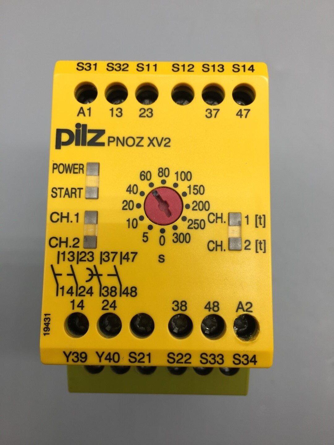 Pilz 774508 100711 SAFETY RELAY 24VDC PNOZ XV2  *TESTED* EXCELLENT Pilz