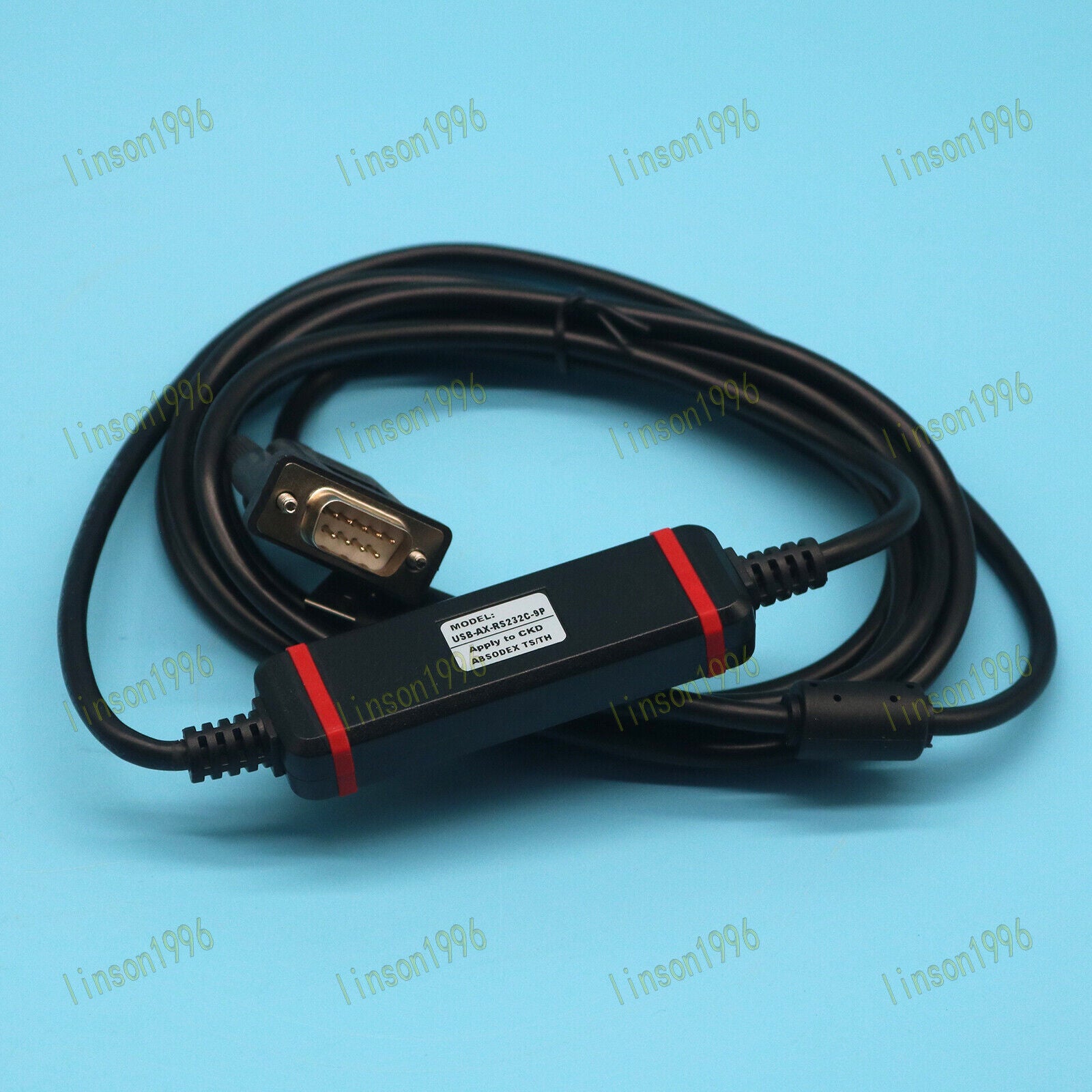 new 1PC  Data Cable Communication Line For CKD ABSOdex USB-AX-RS232C-9P Ship CKD