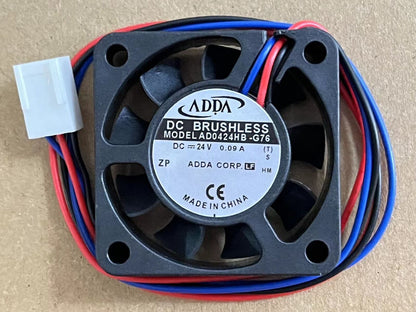new 1pcs ADDA AD0424HB-G76 4010 4CM DC24V 0.09A ultra-quiet cooling fan 3PIN