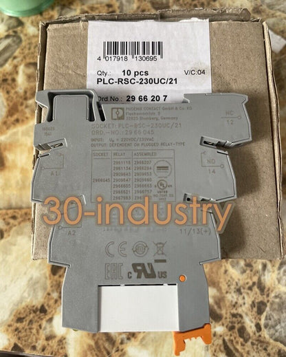 10pcs Pack of NEW Phoenix Contact PLC-RSC-230UC/21 Relay Module - PHOENIX CONTACT