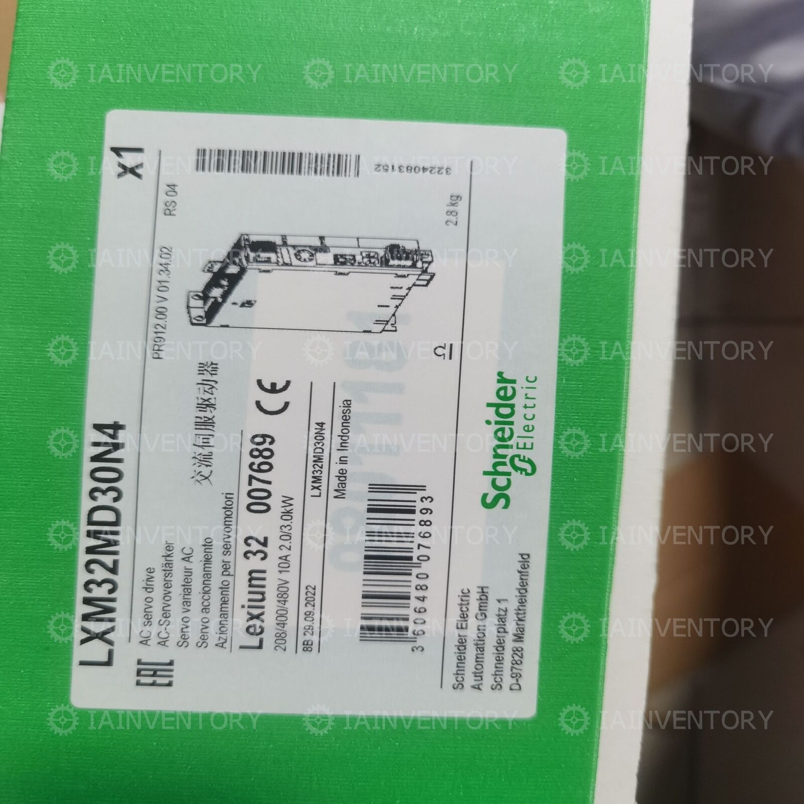 Schneider LXM32MD30N4 Sealed Factory - SCHNEIDER