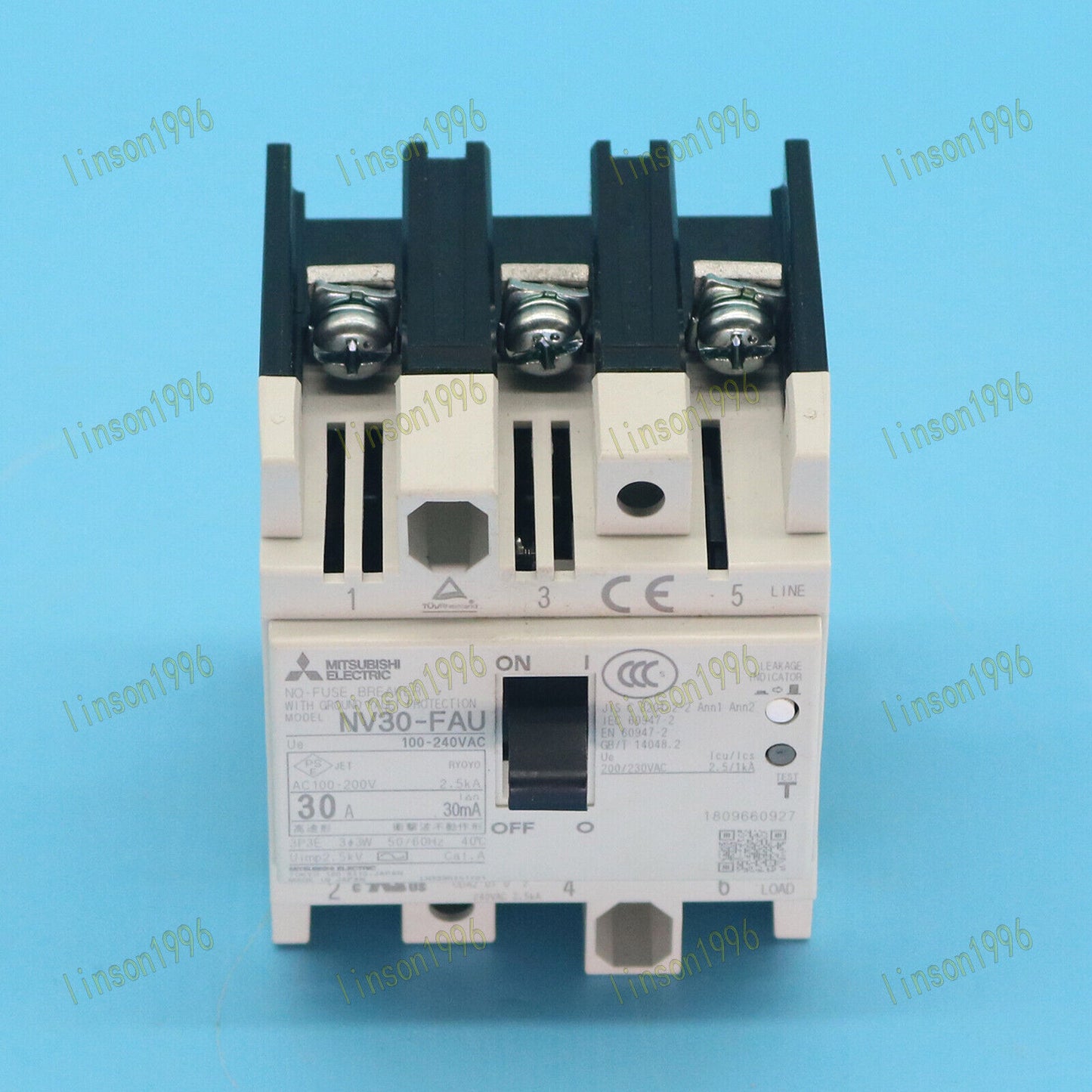 Mitsubishi NV30-FAU 3P 30A Circuit Breaker Fast Delivery - MITSUBISHI