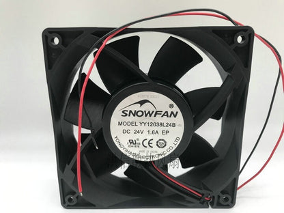 SNOWFAN YY12038L24B DC24V 1.6A 120 * 38MM frequency converter cooling fan