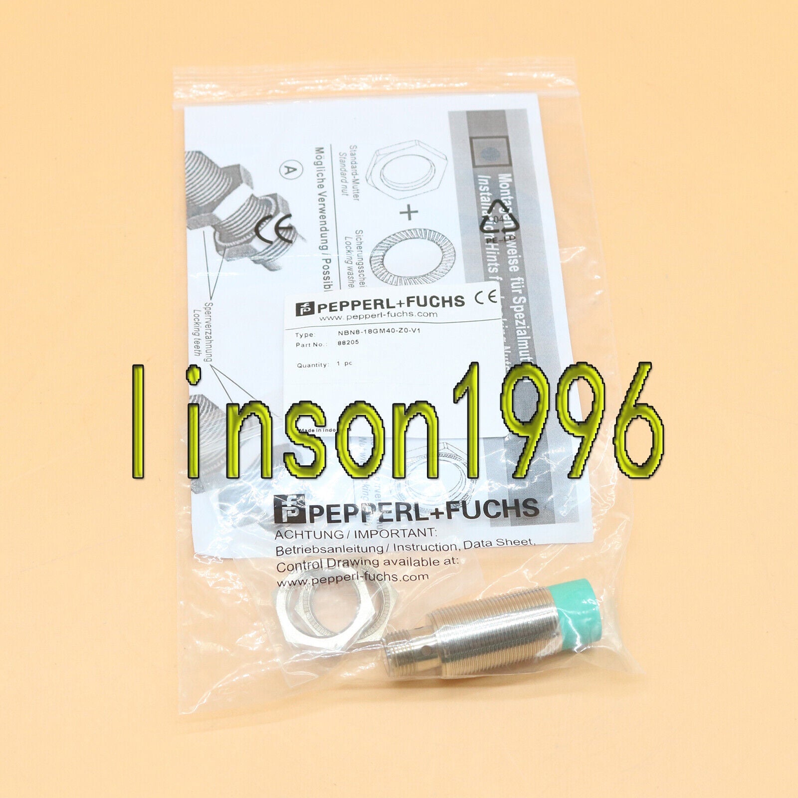 NBN8-18GM40-Z0-V1 Sensor Fsat Delivery - PEPPERL+FUCHS