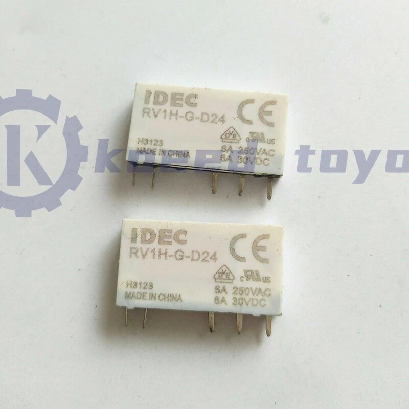10PCS RV1H-G-D24 Electromechanical Relay 6A 24VDC 5Pins