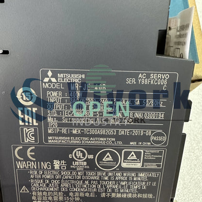 1PCS Mitsubishi MR-JE-40B SERVO AMPLIFIER 400W 200V SSCNETIII/H