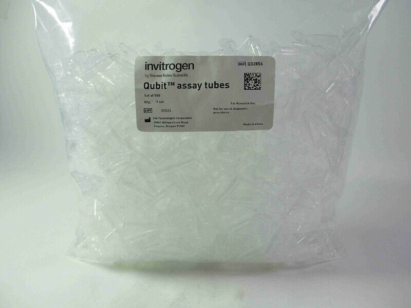 500PCS Q32856 Qubit Assay Tubes - Durable Polypropylene Pack - QUBIT ASSAY