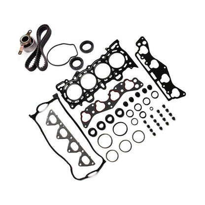 new For Honda Civic DX Coupe 2-Door 1.6L Head Gasket Set+Bolts Timing Belt Kit
