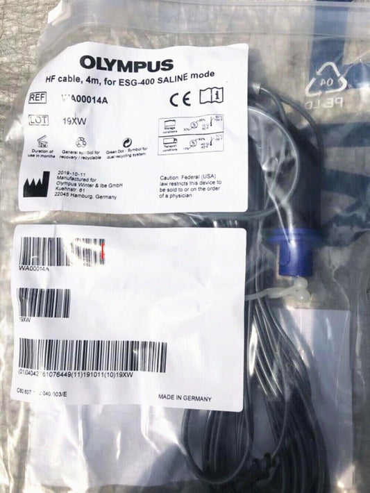 Olympus WA00014A Bipolar HF Cable 4M for ESG-400 SALINE mode - OLYMPUS