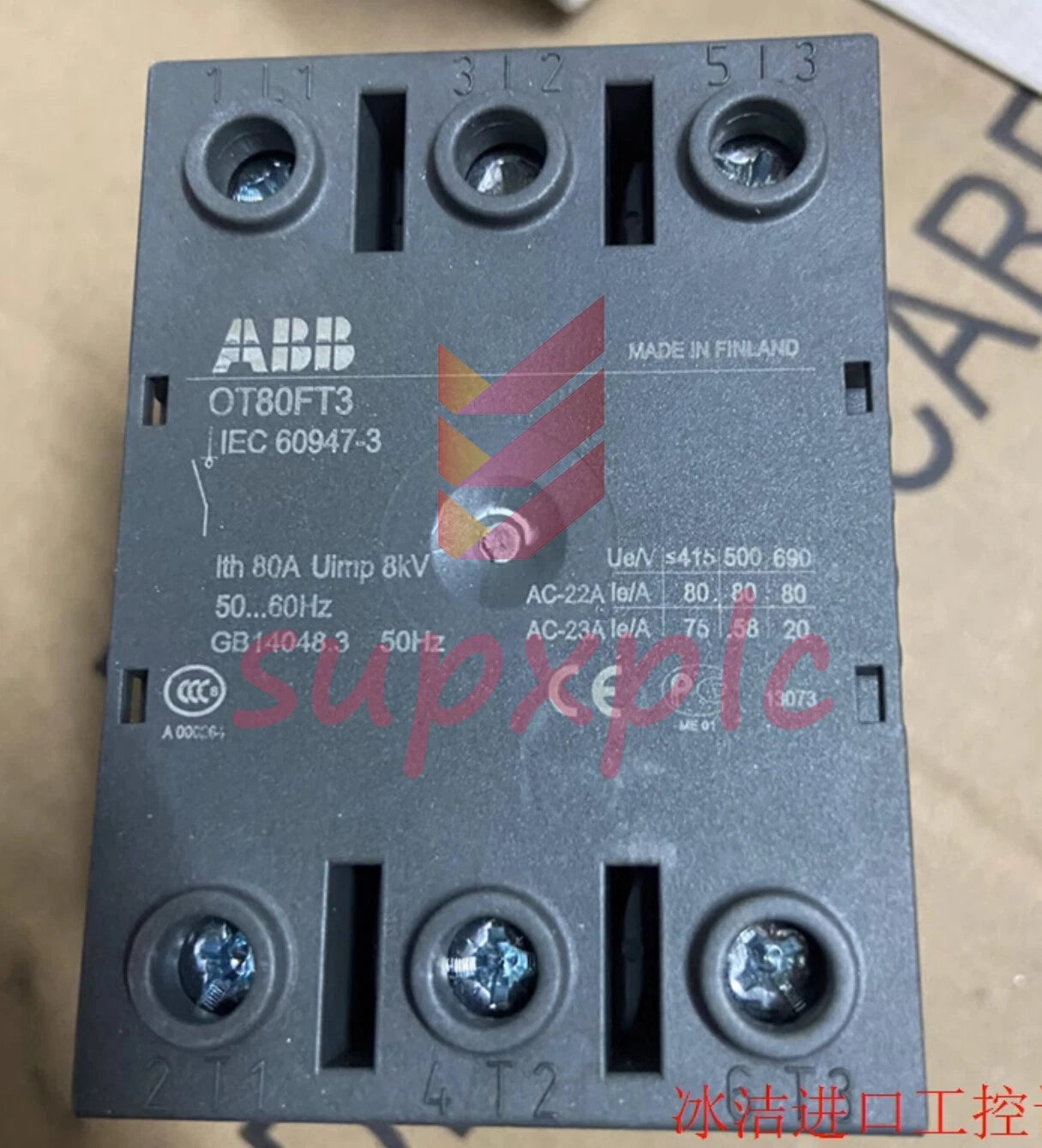 1pcs ABB Disconnect Switch OT80FT3