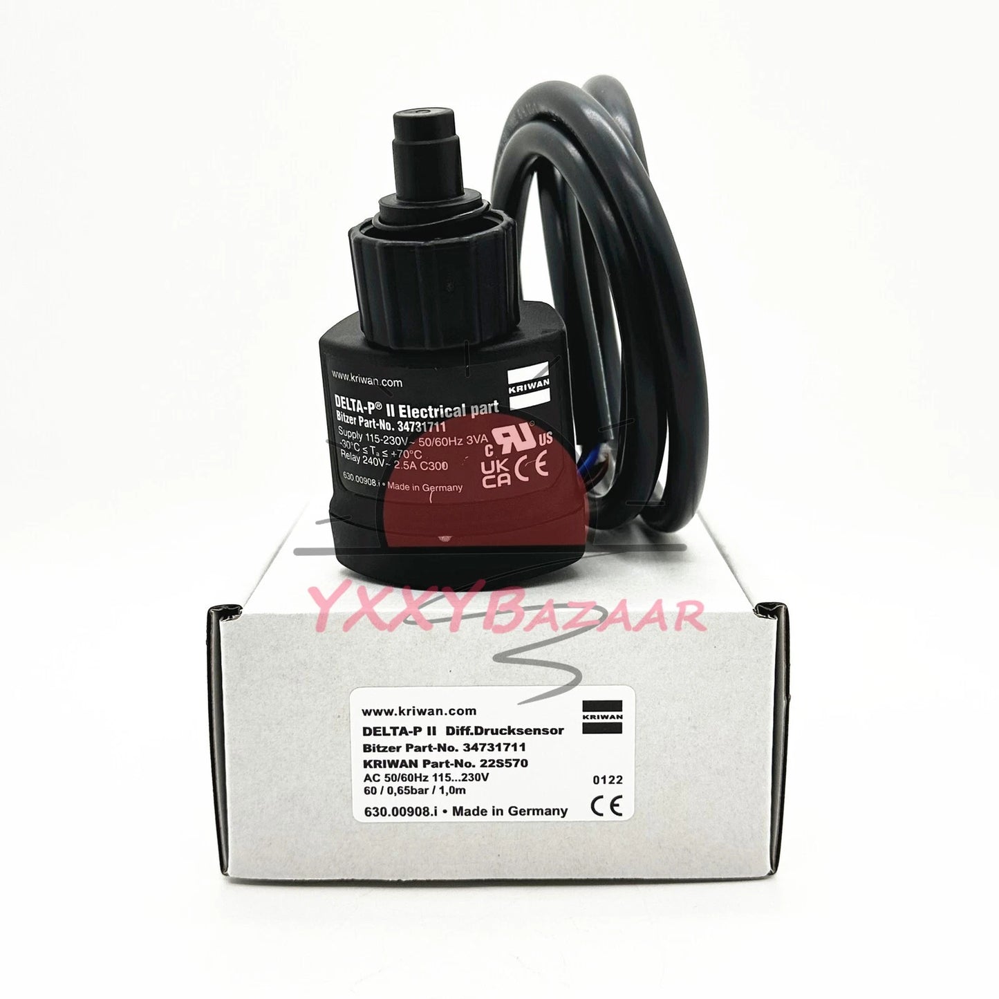 1pcs BITZER DELTA-PⅡ 34731711 Compressor Oil Pressure Differential Switch