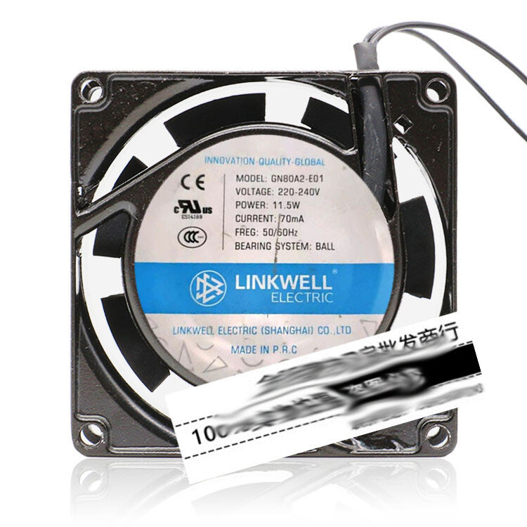 LINKWELL GN80A2-E01 8CM 220V 11.5W Cabinet AC Cooling Fan