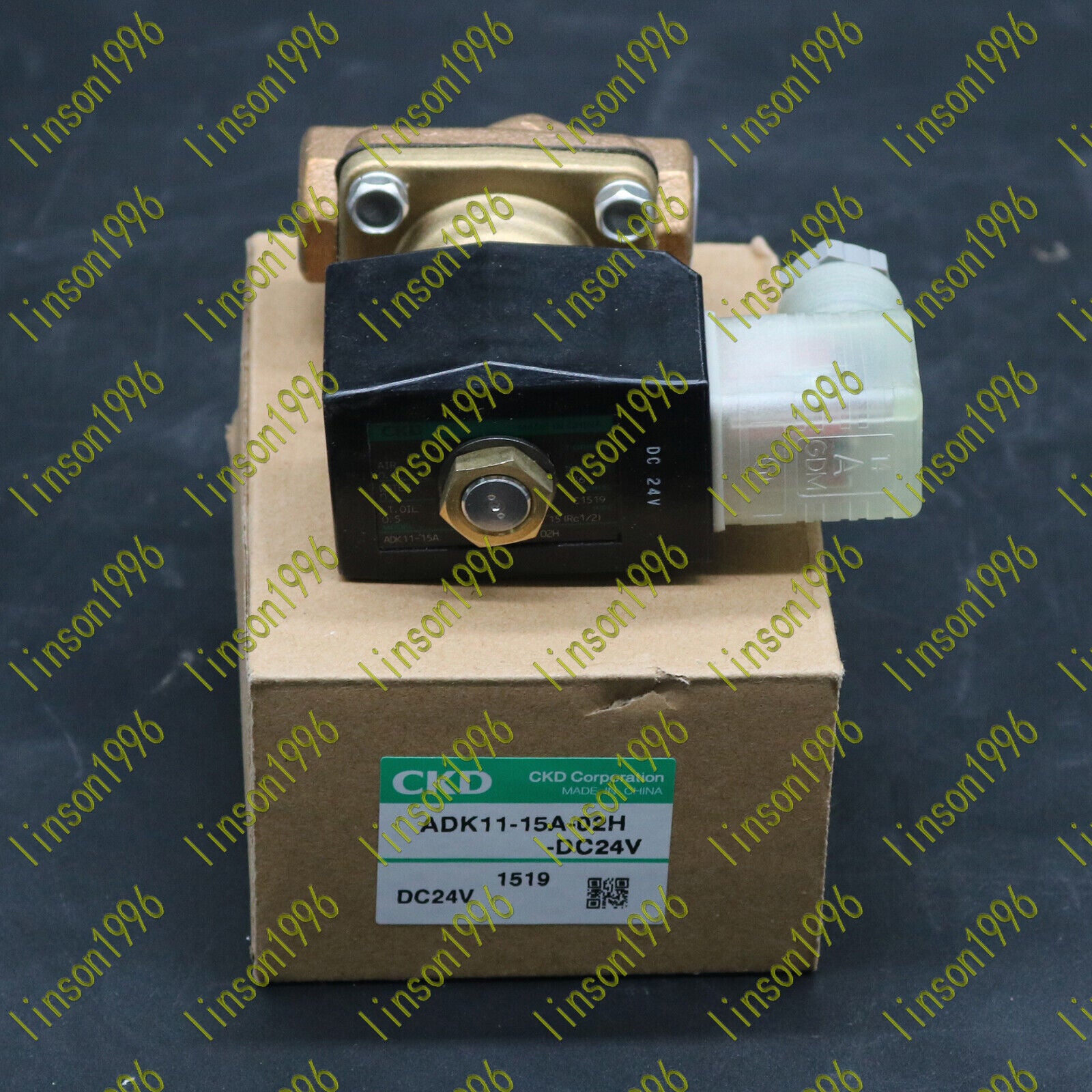 new 1PCS  CKD ADK11-15A-02H-DC24V Solenoid Valve In Box CKD