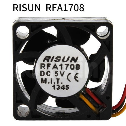 RISUN RFA1708 1.7CM 1708 17*17*8MM 5V 3-wire miniature cooling fan