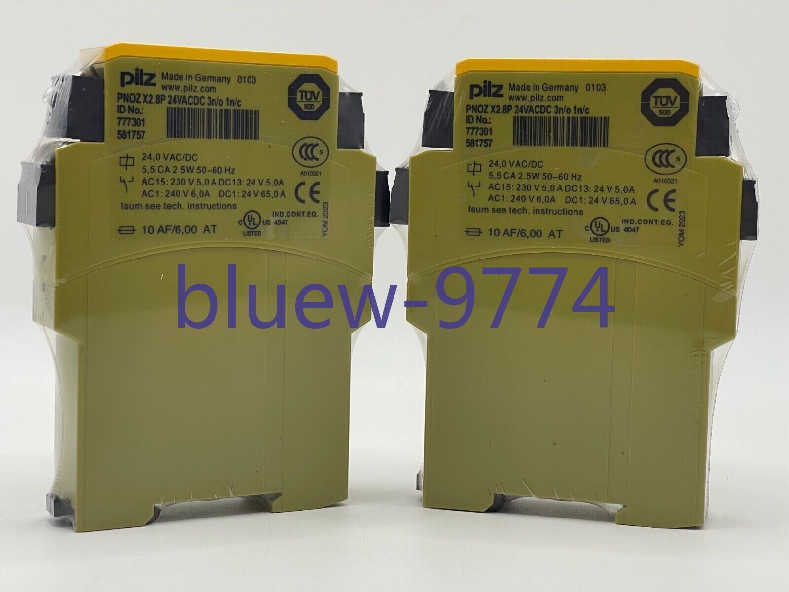 New PILZ 777301 Safety Relay PNOZ X2.8P 24VAC/DC X2.8P 24VAC/DC - PILZ