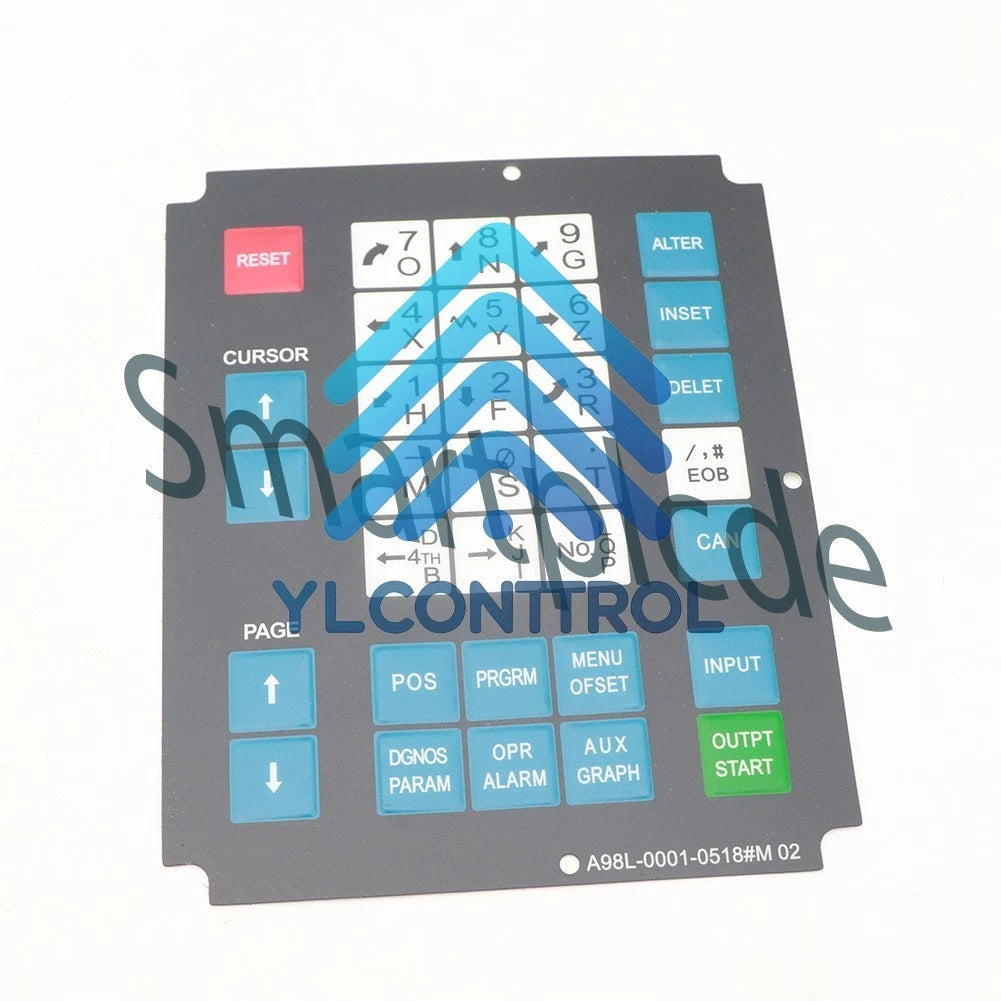 1PCS Fanuc A98L-0001-0518#M 02 Membrane Keysheet Keypad Keyboard