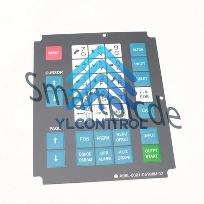 1PCS Fanuc A98L-0001-0518#M 02 Membrane Keysheet Keypad Keyboard