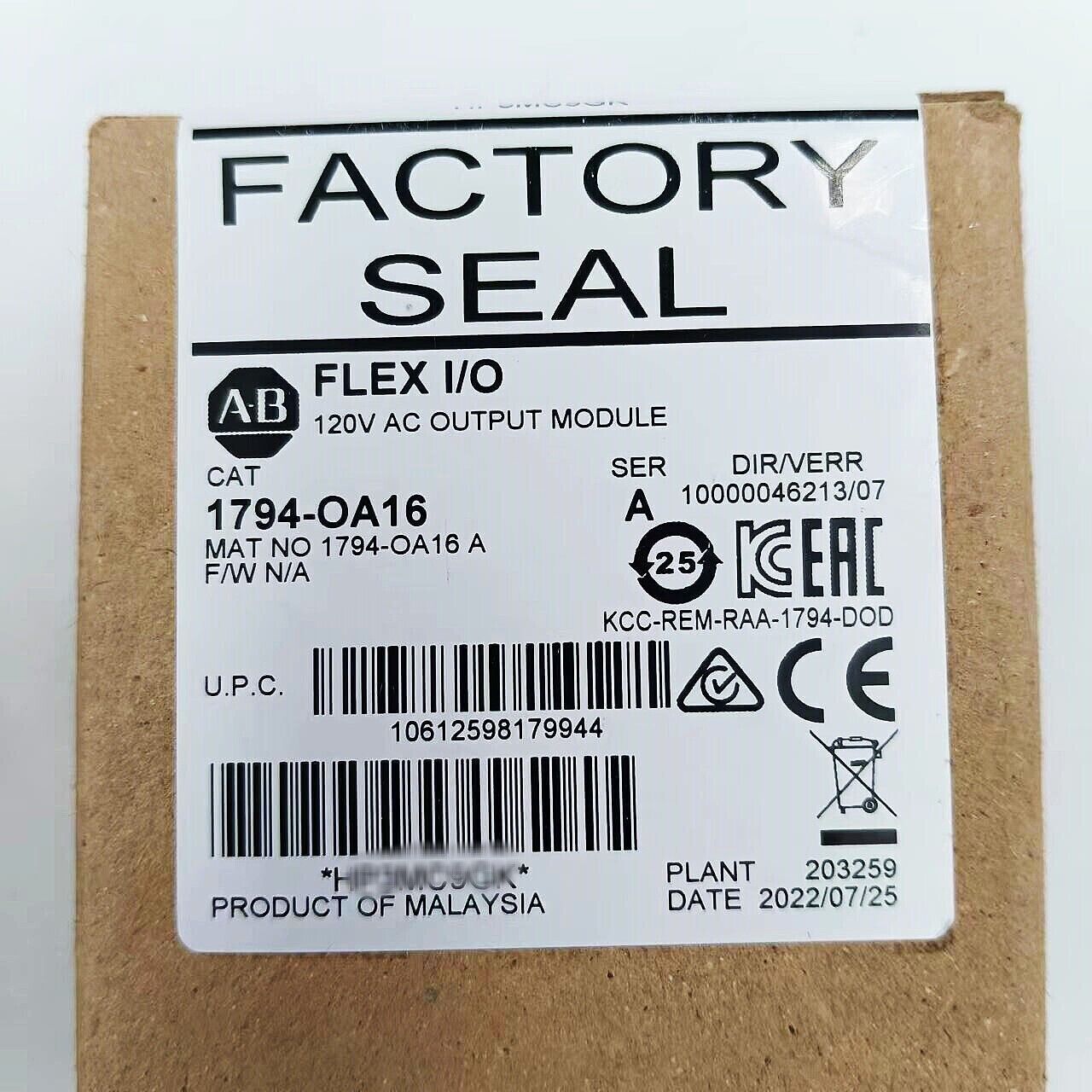 AB 1794 OA16 Flex Digital Output Module - AB PRODUCTS