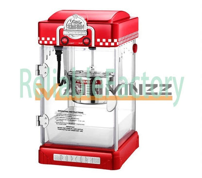 One Commercial/Household stainless steel Popcorn machine 80g 300W 220V