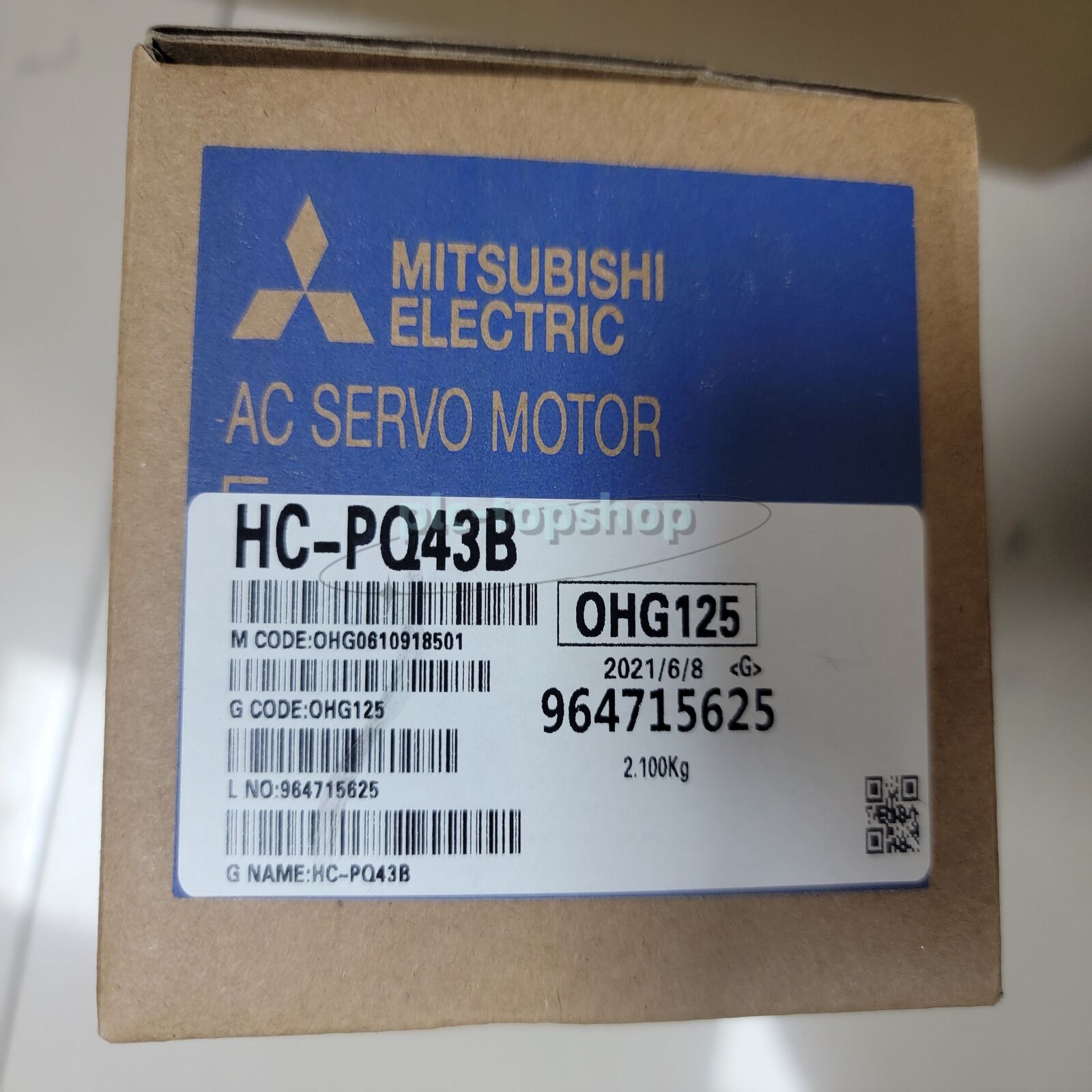 Mitsubishi Servo Motor HC-PQ43B Fast Ship PLC - MITSUBISHI