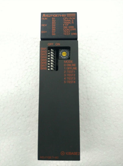 Used Mitsubishi A1SJ71QE71-B2 PLC Module Tested In Good Condition - MITSUBISHI